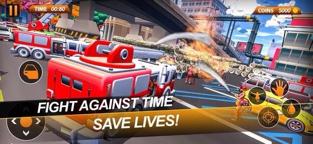 Rescue themed mobile game