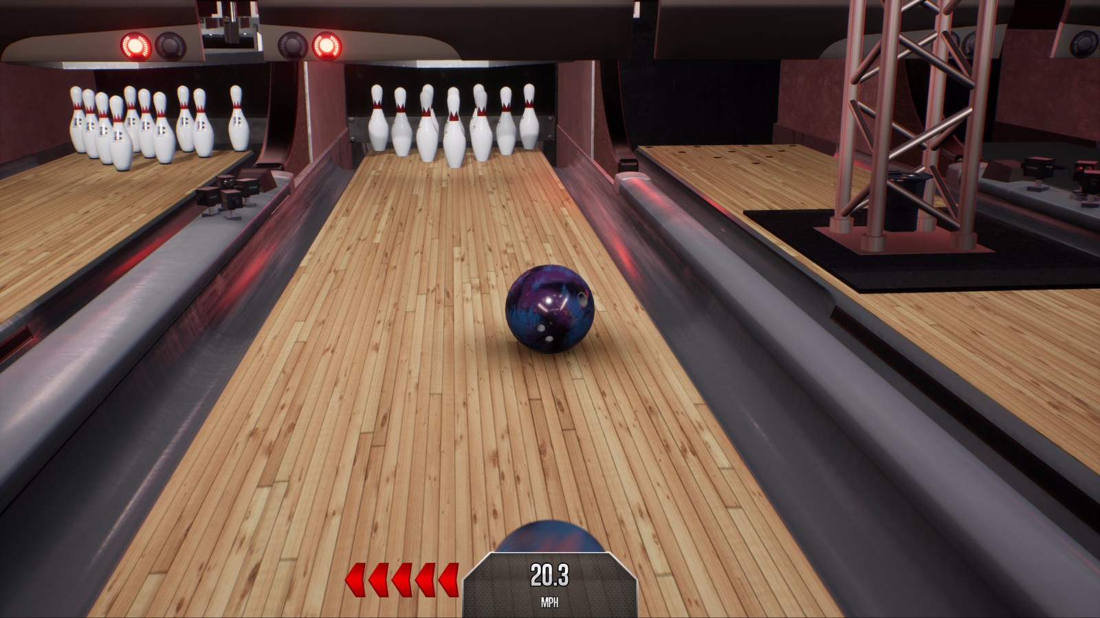 Bowling mobile game