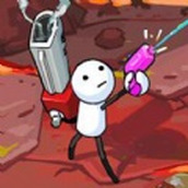 Histoire d'aventure Stickman