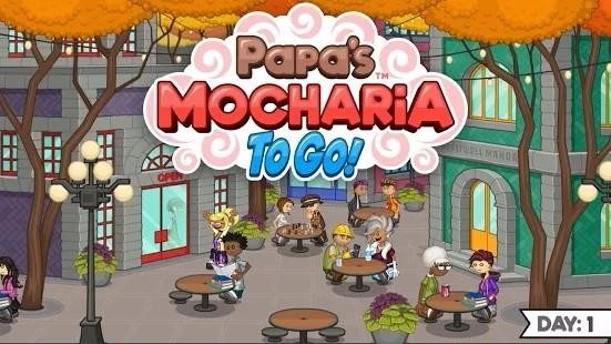 Jogo para celular de café