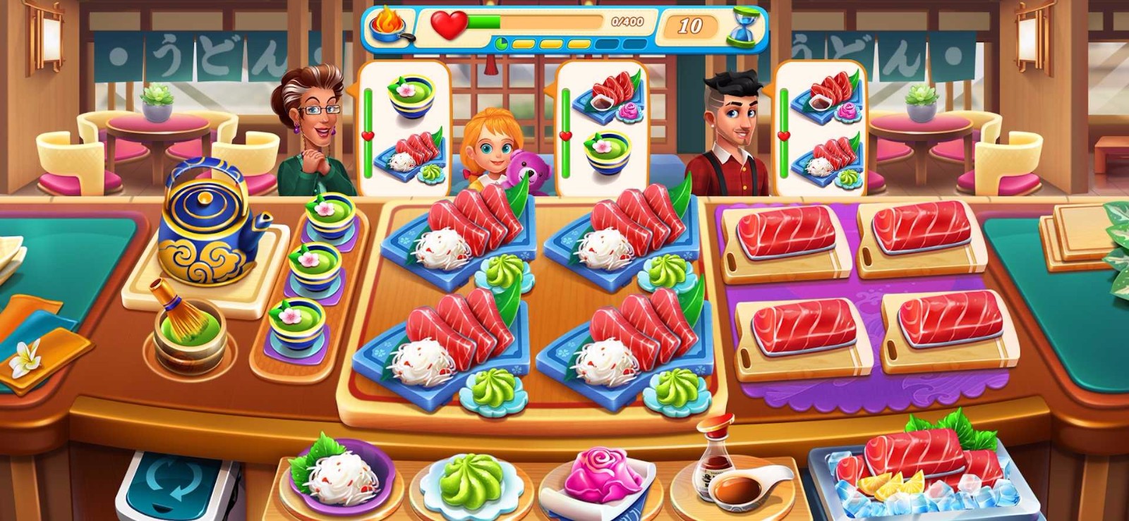 Food mobile games