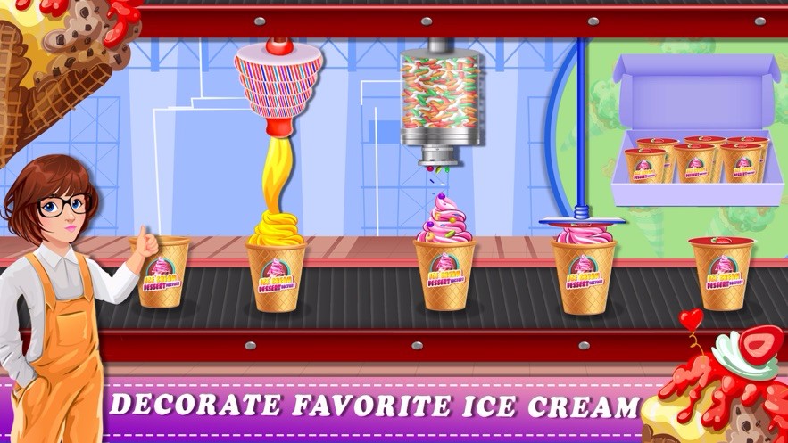 Make ice cream mobile game