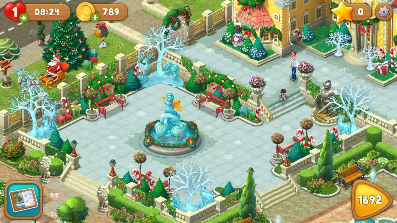 Garden mobile game