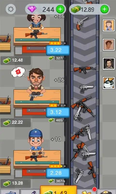 Gun Idle Tycoon official version