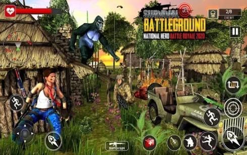 Survival Battleground National Hero Battle Royale