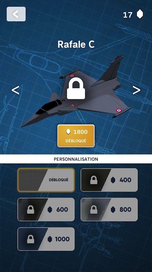 Versão Android do Dassault Aviation Flight