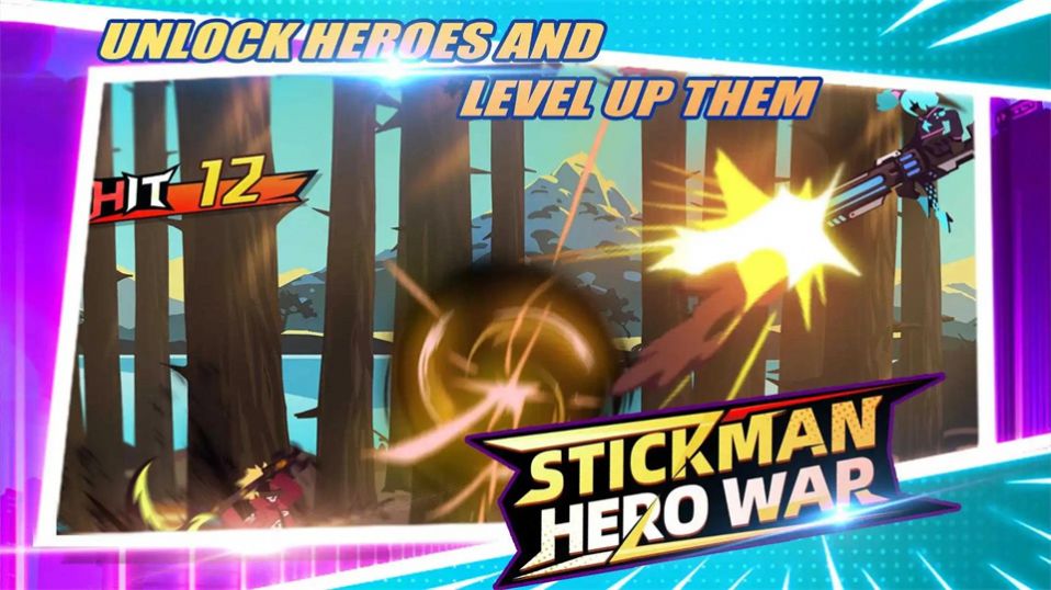 Stickman Anime Hero War Game