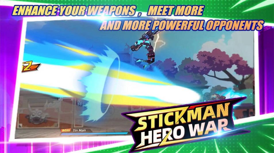 Stickman Anime Hero War Game