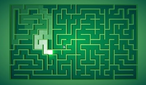 Maze walking game