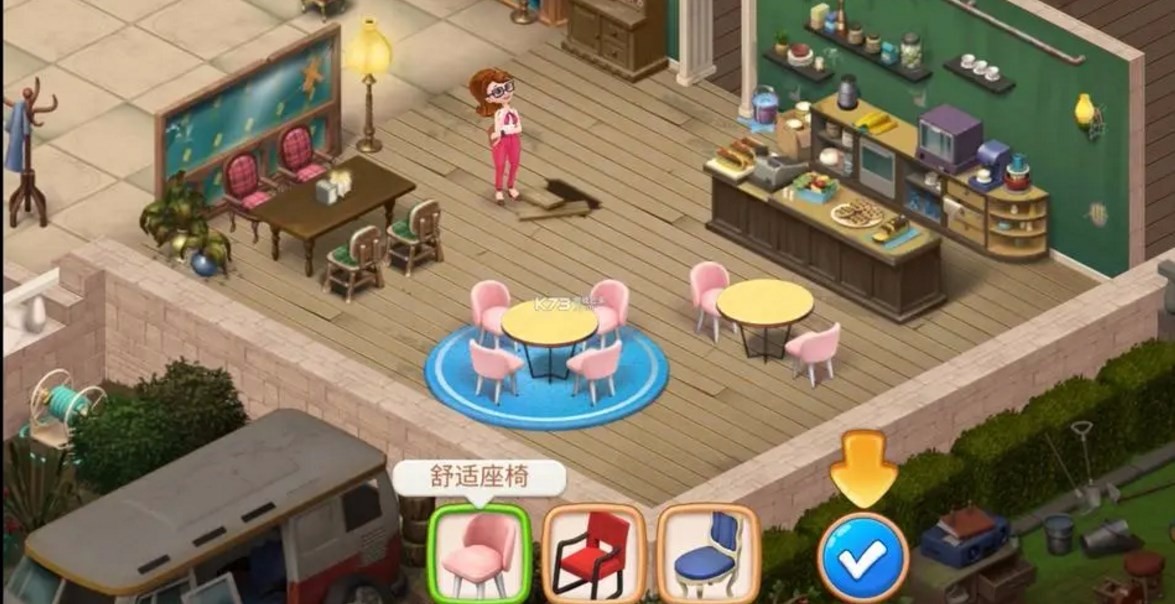 Coffee shop mobile game