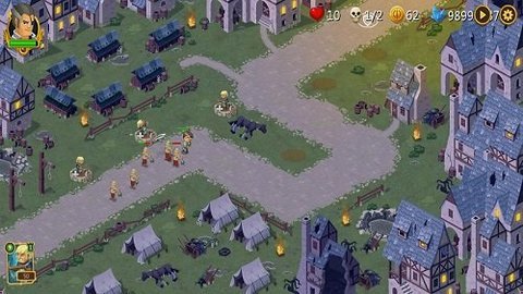 Versão mais recente do jogo Tower Defense Heroes United