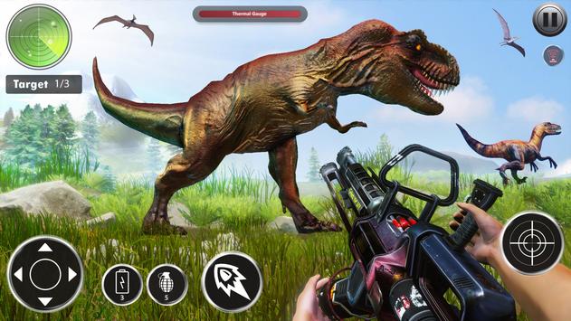 Descarga del juego de caza de dinosaurios salvajes