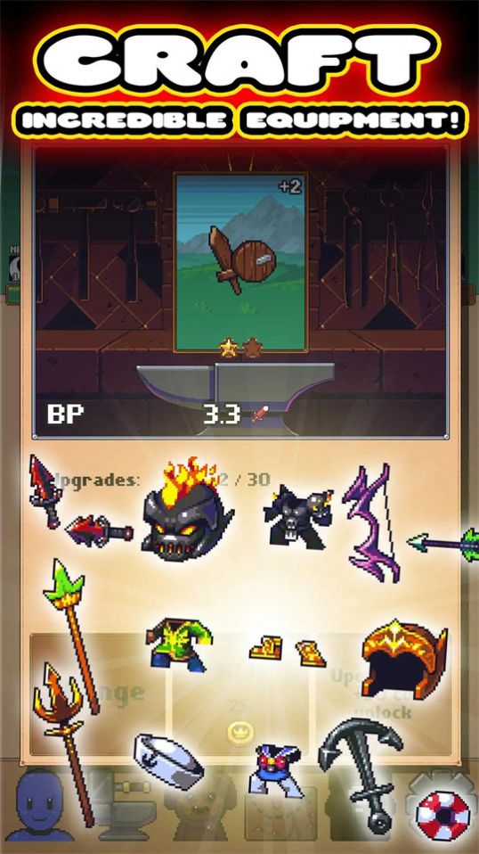 Jogo Idle Glindia Dungeon Quest