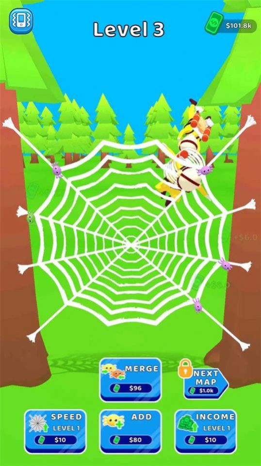 spider catch everything game