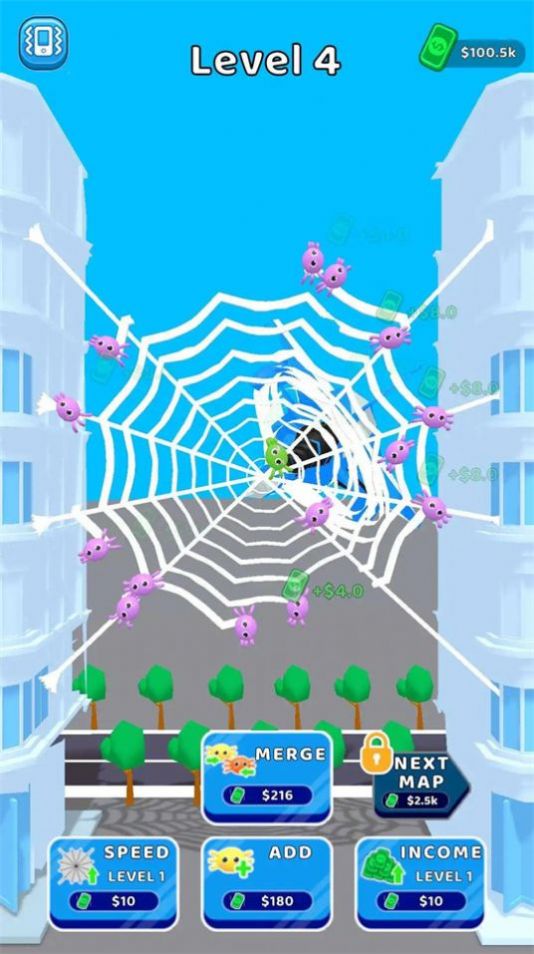 spider catch everything game