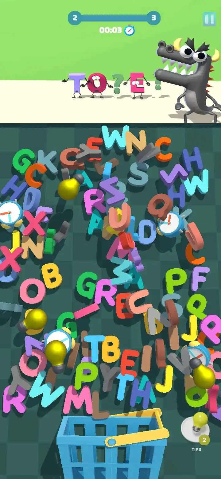 Letter word search mobile version