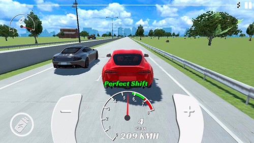 Road racing mobile game