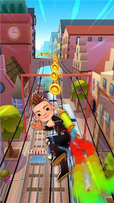 Полноперсонажный скейтборд Subway Surfers Edinburgh