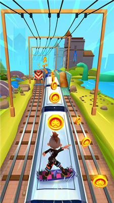 Полноперсонажный скейтборд Subway Surfers Edinburgh