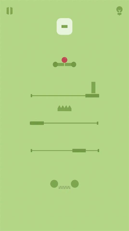 Physics minimalist logic puzzle game