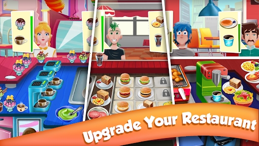 Kitchen rush restaurant chef game