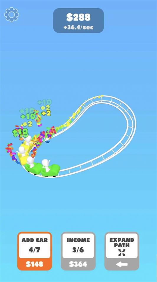 Super loop roller coaster game