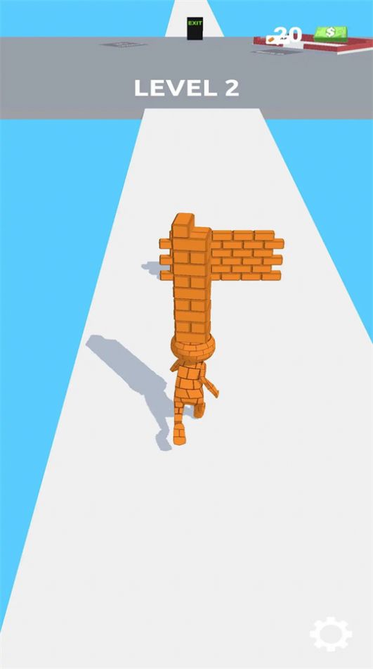 Juego de carrera de velocidad de Brick Man