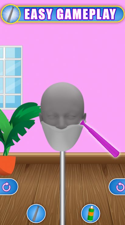 Juego de escultura facial en 3D