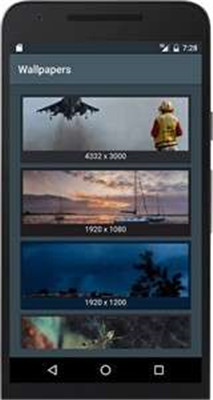 Application mobile Android Wallhaven