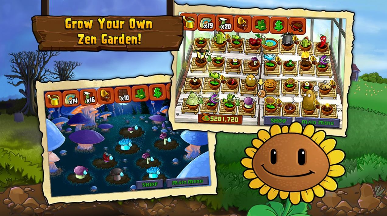 Plants vs. Zombies international server built-in menu version