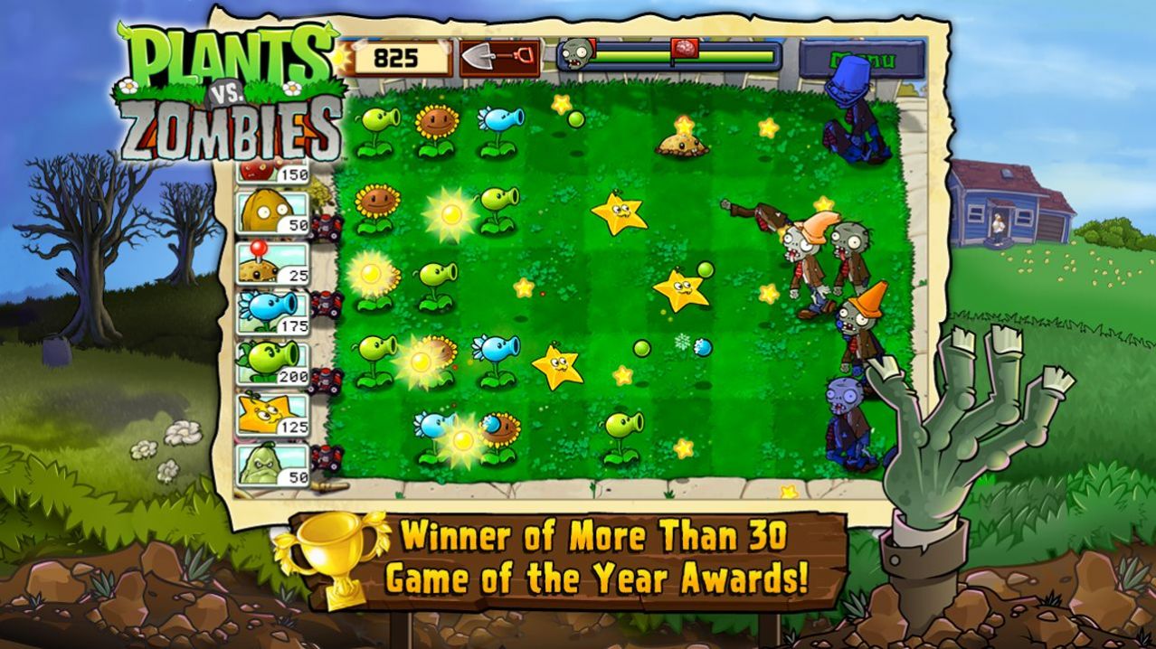 Plants vs. Zombies international server built-in menu version