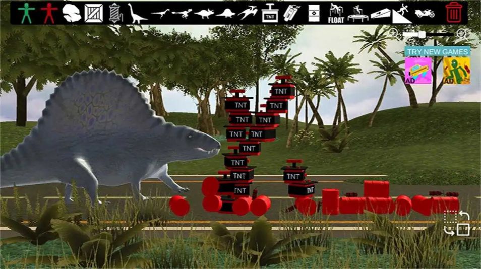 Jurassic Ragdoll Playground Game