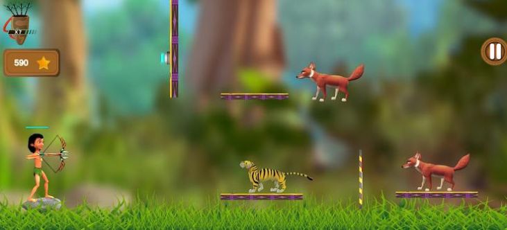 Mowgli shooter hero game