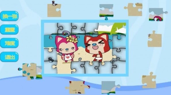 Children's puzzle mobile game