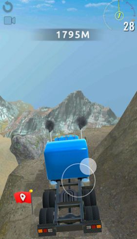 Downhill driving game