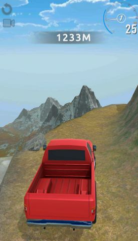 Downhill driving game