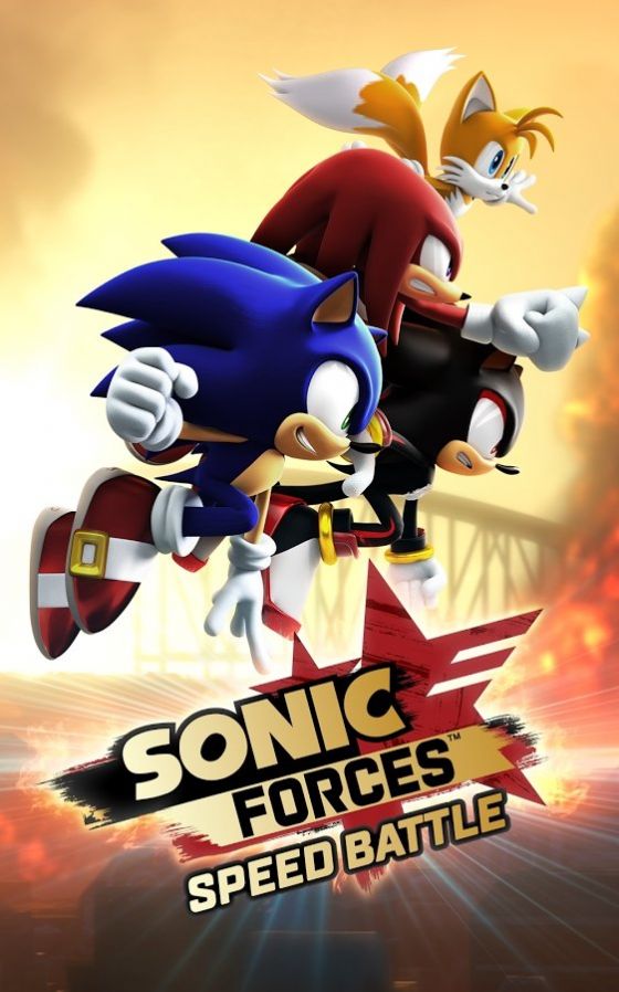 Menu de recursos do Sonic Forces Speed ​​Battle