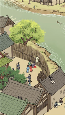 The whole courtyard was prosperous in the Song Dynasty