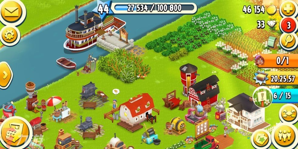 Farm planting mobile game