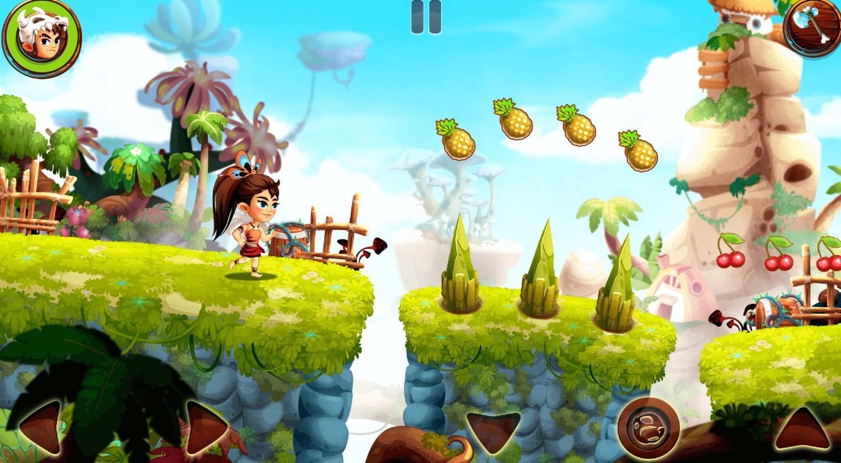 Jungle adventure mobile game