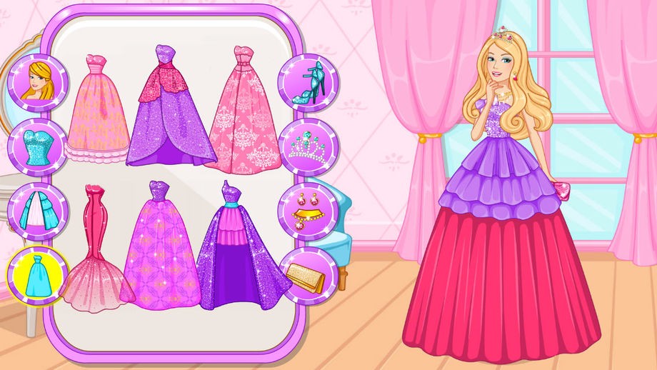 Princess dress up mobile game