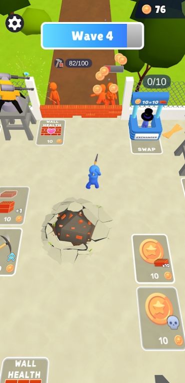 لعبة Zombie Raid 3D Wall Defense