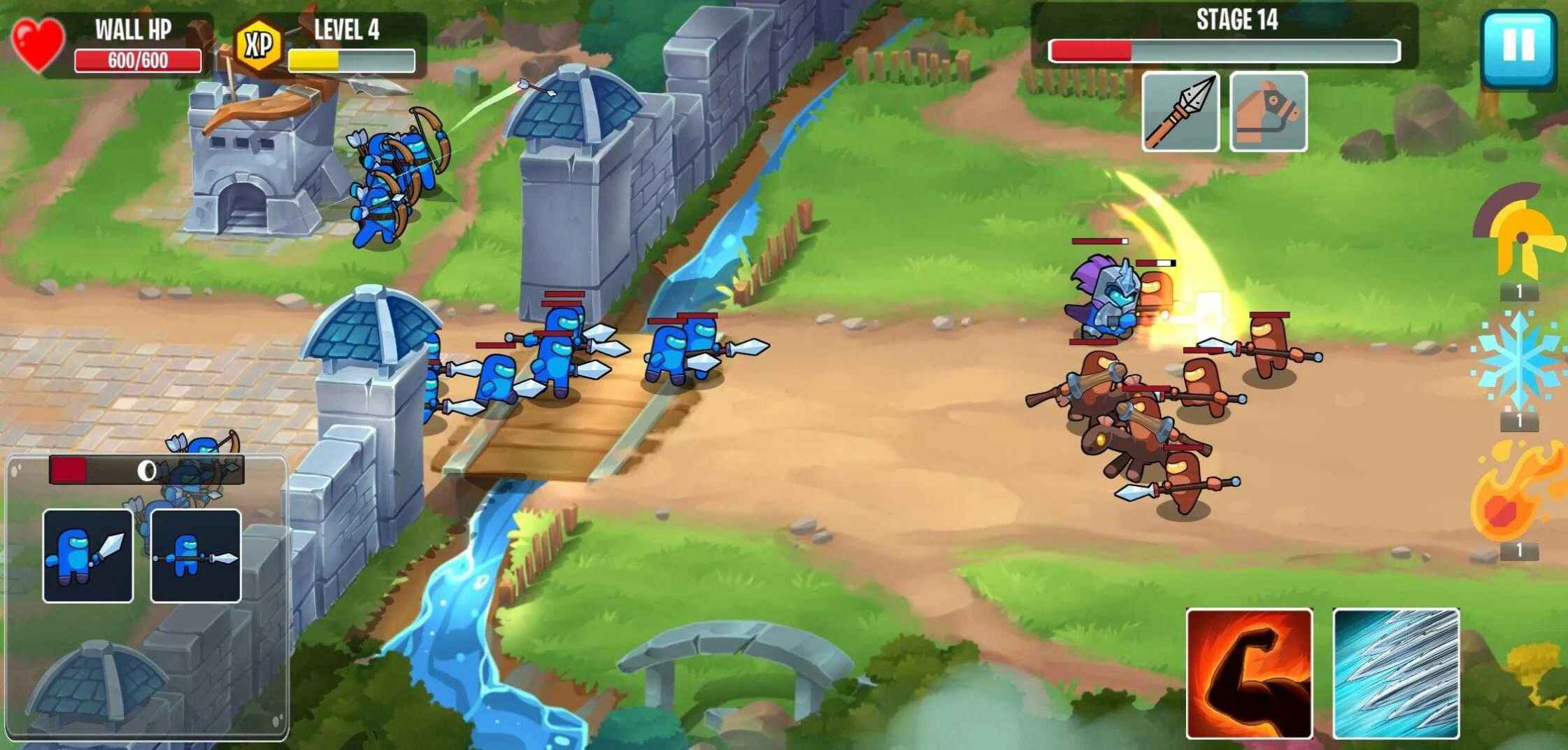 Warriors Defense Tower Defense neueste Version des Handyspiels