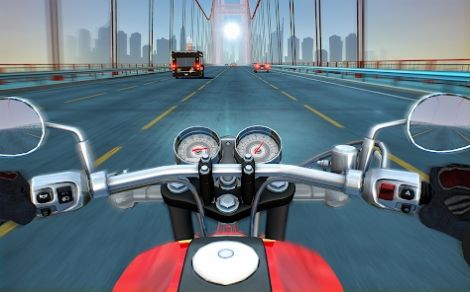 American road racing motorcycle rider game installation