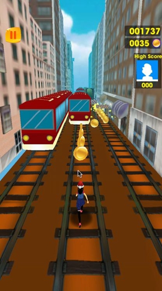 subway girl runner surf