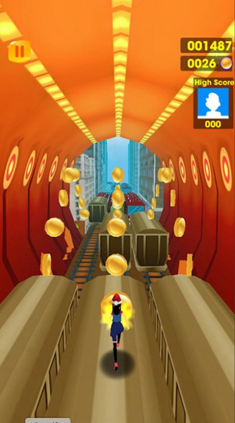 subway girl runner surf