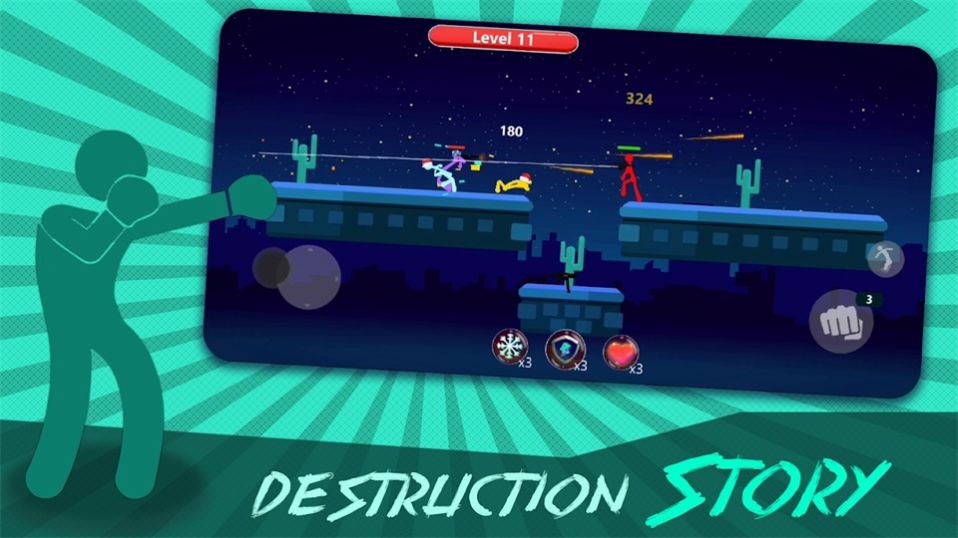 Game Pertarungan Tembak Stickman