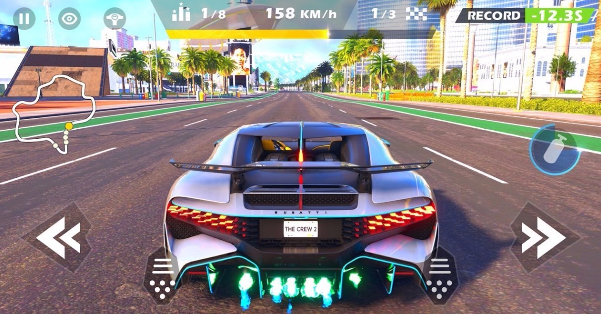 Extreme driving mobile game