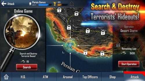 Special Forces Anti-Terrorist Warrior Mobile Game