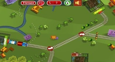 Classic and fun train mobile game